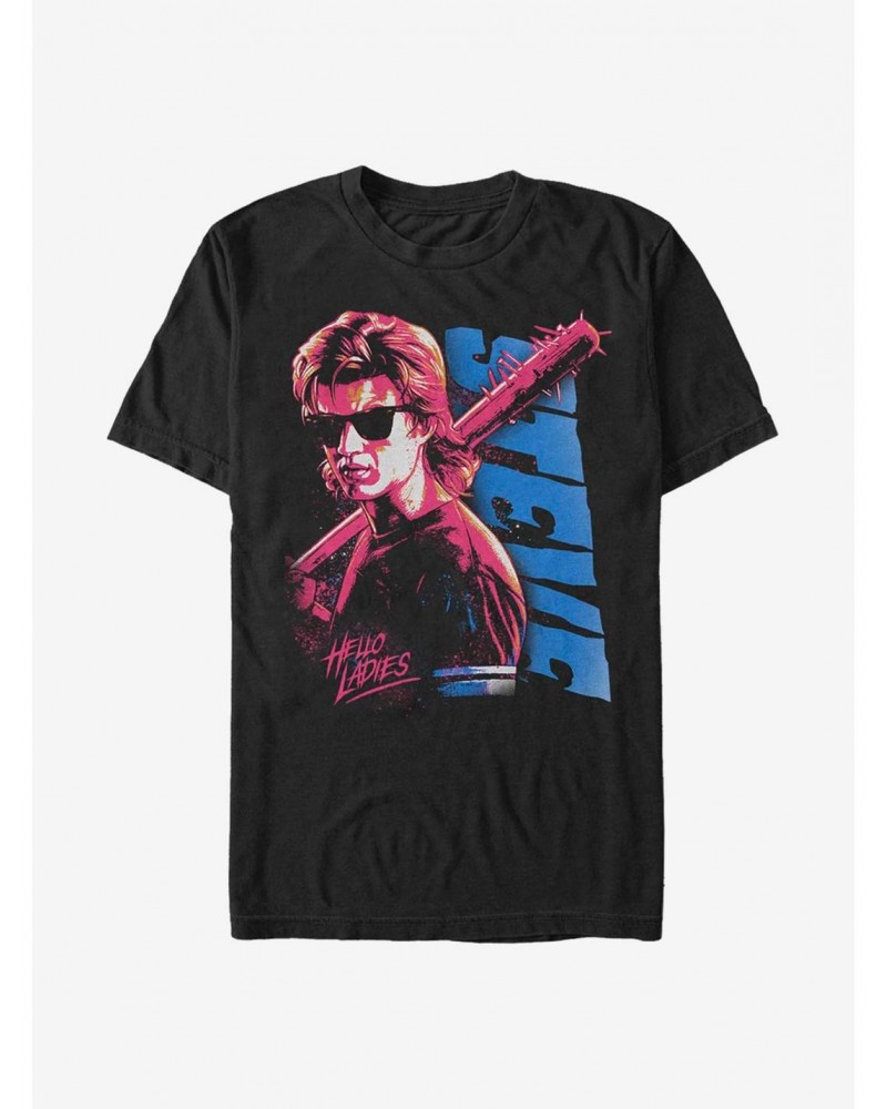 Stranger Things Splatterpunk Steve T-Shirt $10.04 T-Shirts