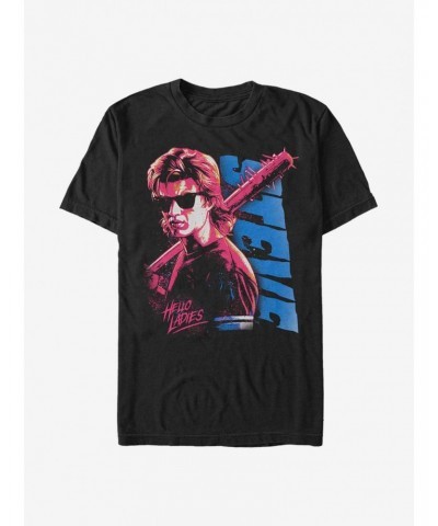 Stranger Things Splatterpunk Steve T-Shirt $10.04 T-Shirts