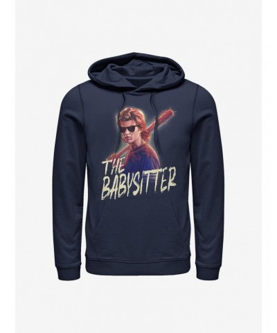 Stranger Things Steve The Babysitter Hoodie $15.27 Hoodies