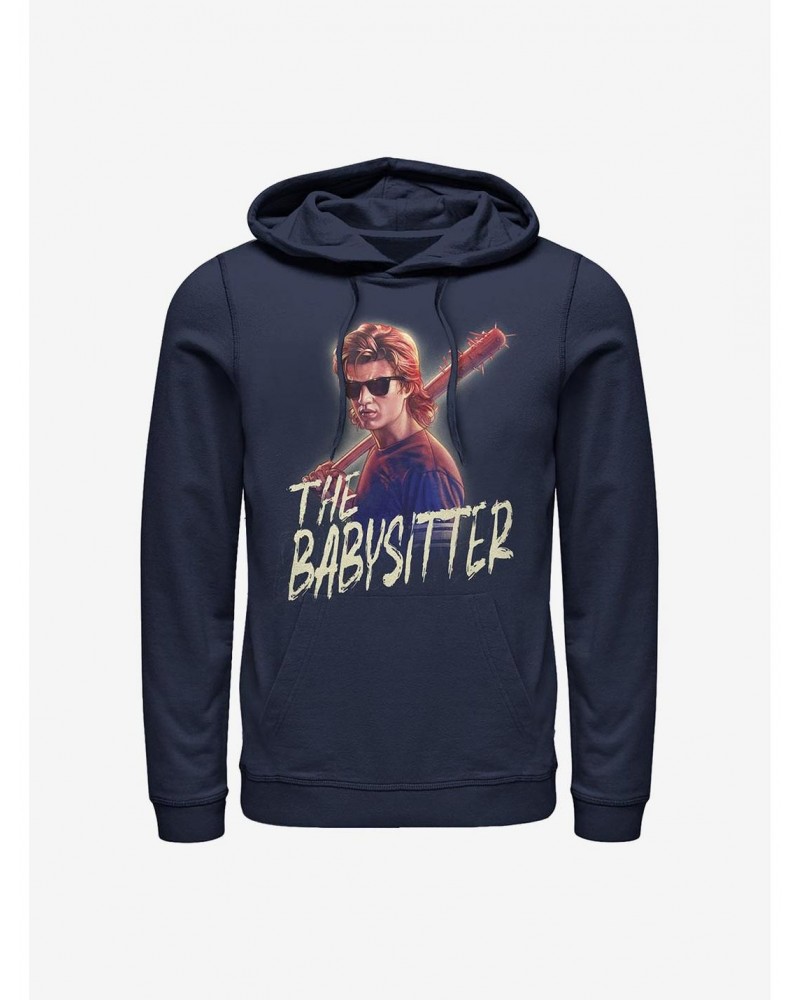 Stranger Things Steve The Babysitter Hoodie $15.27 Hoodies