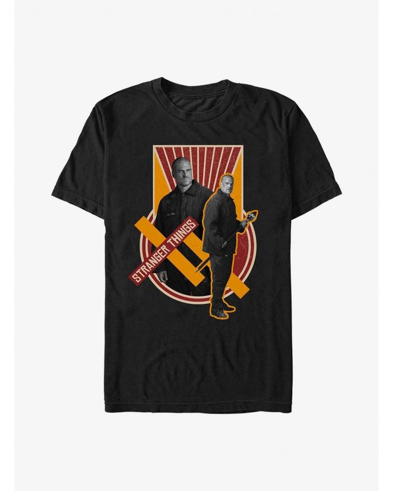 Stranger Things Comrade Hopper T-Shirt $7.65 T-Shirts