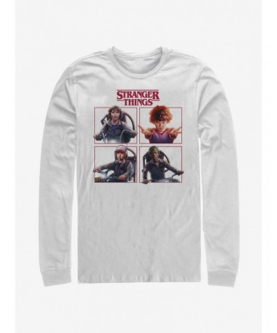 Stranger Things Cast Box Up Long-Sleeve T-Shirt $13.16 T-Shirts