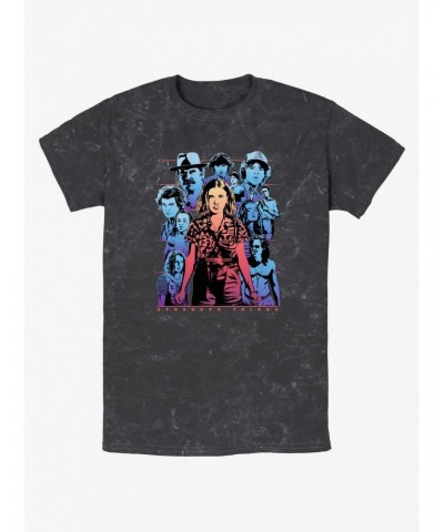 Stranger Things Populous Gaze Mineral Wash T-Shirt $10.10 T-Shirts