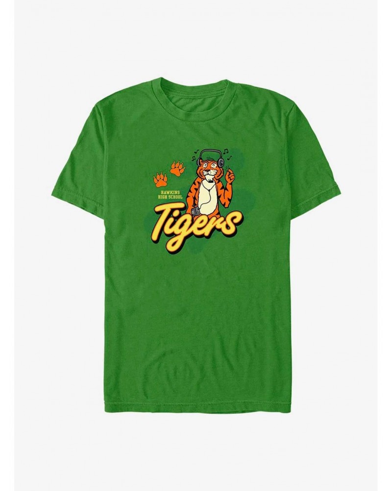 Stranger Things Hawkins High School Tigers T-Shirt $11.95 T-Shirts