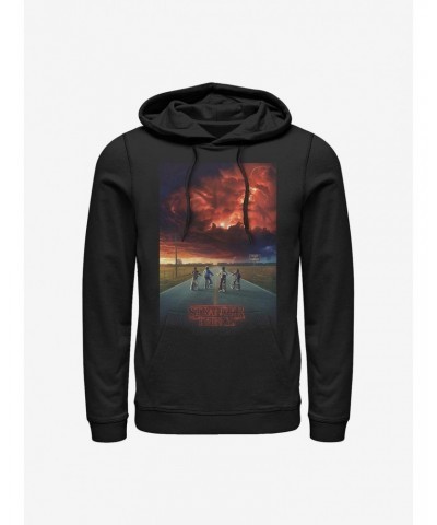 Stranger Things Demogorgon Cloud Poster Hoodie $21.55 Hoodies