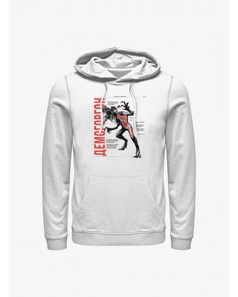 Stranger Things Anatomy of Demogorgon Hoodie $15.72 Hoodies