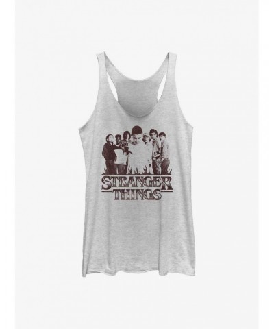 Stranger Things Group Focus Girls Tank $8.81 Tanks