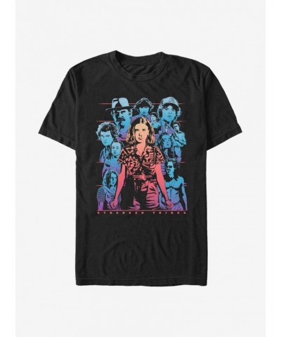 Stranger Things Character Gaze T-Shirt $8.84 T-Shirts