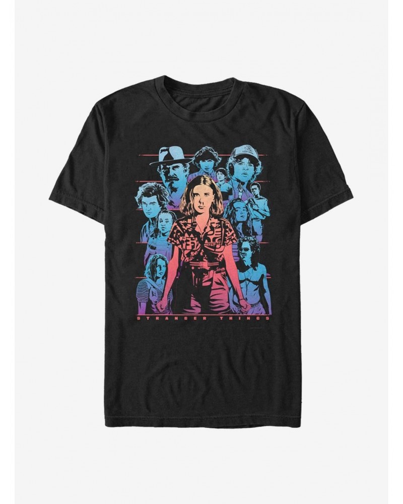 Stranger Things Character Gaze T-Shirt $8.84 T-Shirts