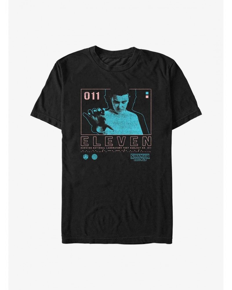 Stranger Things Eleven Infographic T-Shirt $11.95 T-Shirts