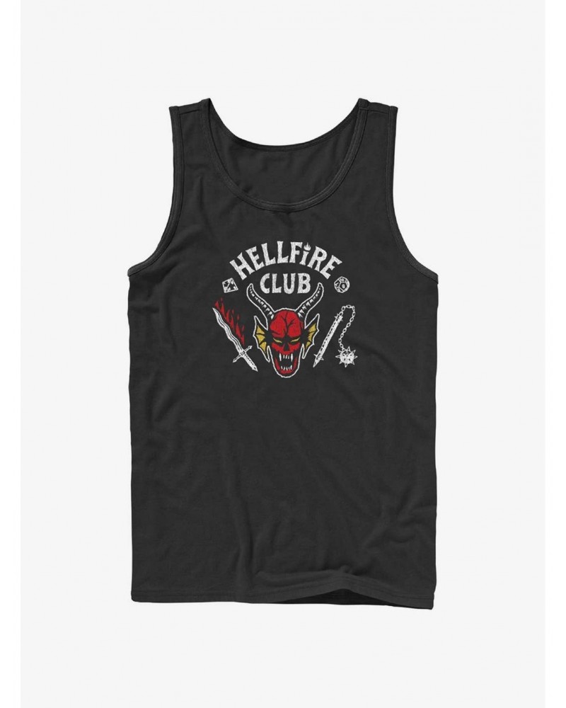 Stranger Things Hellfire Club Logo Tank Top $9.46 Tops