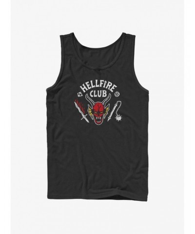 Stranger Things Hellfire Club Logo Tank Top $9.46 Tops