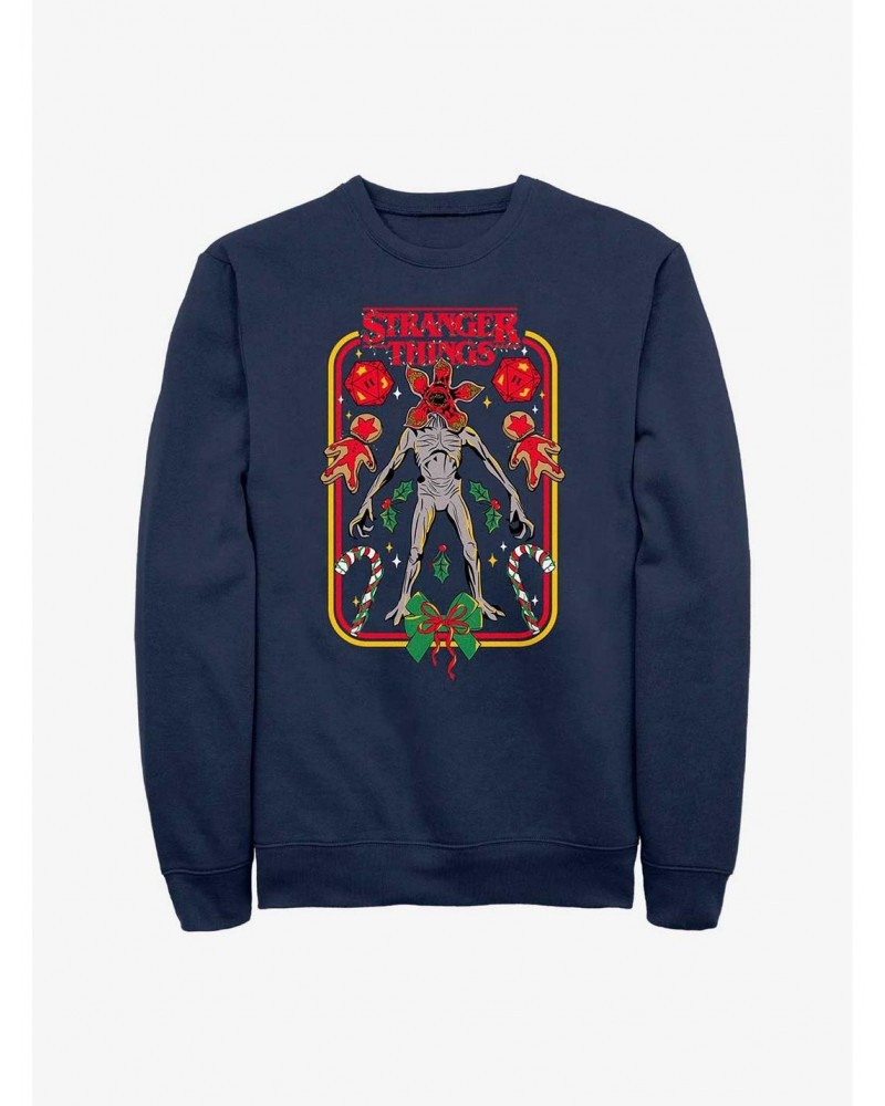 Stranger Things Demogorgon Holiday Sweatshirt $12.55 Sweatshirts