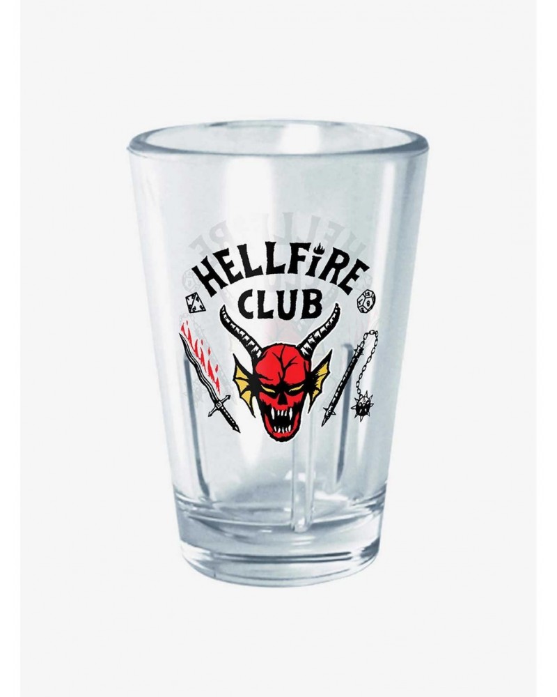 Stranger Things Hellfire Club Logo Mini Glass $5.81 Glasses