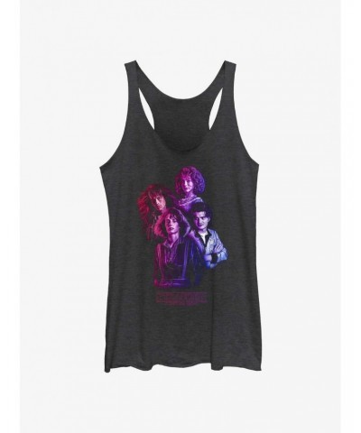 Stranger Things Day The Older Kids Nancy, Eddie, Robin, and Steve Girls Tank $9.32 Tanks